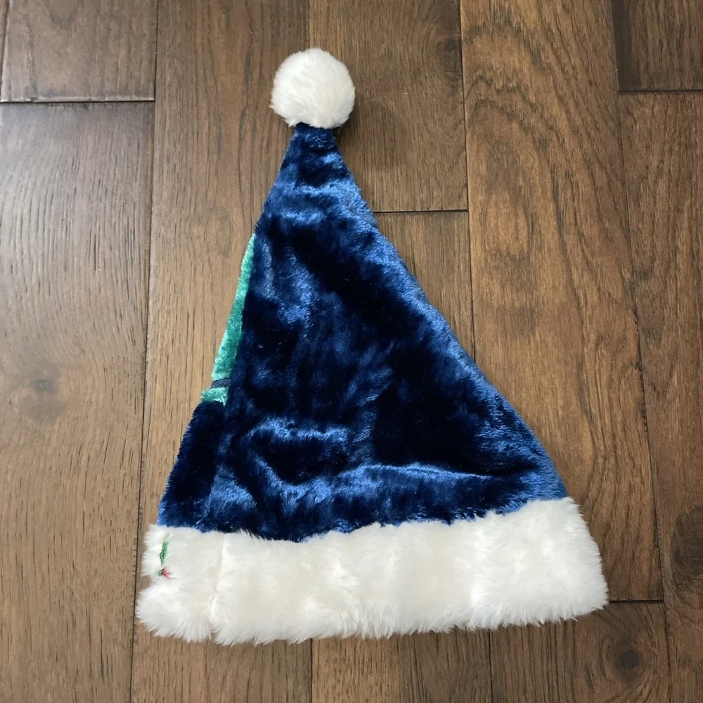 Seattle Mariners Christmas Santa Hat MLB Holiday Forever Collectibles Navy Teal